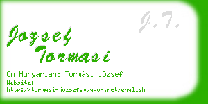 jozsef tormasi business card